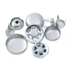 Silver metal rivet decorative accessories DIY handmade clothing packaging accessories Item Picture